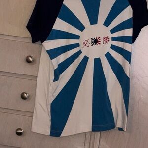 Navy and White Kids Graphic Tee VINTAGE